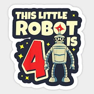 This little robit is now 4 Sticker